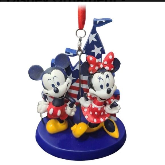 Disney Other - Disney Parks Mickey And Minnie Mouse  Castle Americana Ornament
